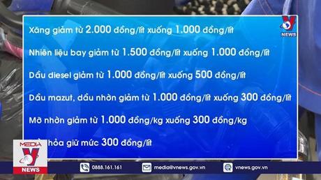 Giảm thuế bảo vệ môi trường đối với xăng, dầu từ ngày 11/7