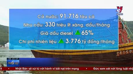 Đề xuất dùng ngân sách bù giá xăng dầu cho ngư dân 