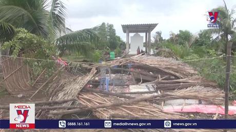 Cà Mau kiểm tra thực tế tình hình thiệt hại do thiên tai gây ra 