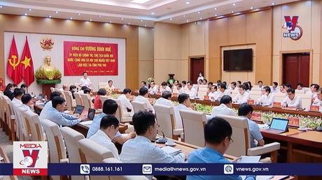 Chủ tịch Quốc hội làm việc với Tỉnh ủy Phú Thọ