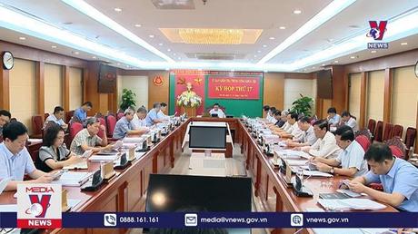 Kỳ họp thứ 17,  Ủy ban Kiểm tra Trung ương