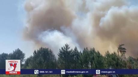 Cháy rừng nghiêm trọng ở châu Âu do nắng nóng