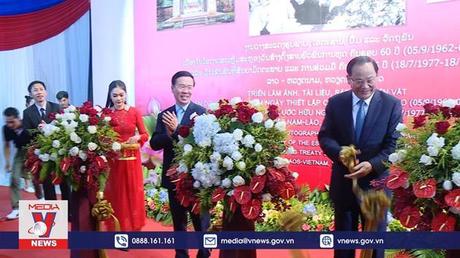 Lãnh đạo cấp cao Đảng, Nhà nước Lào tiếp đoàn đại biêu cấp cao Đảng, Nhà nước ta