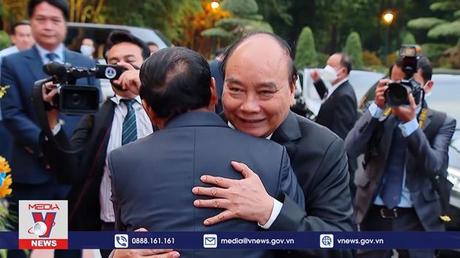 Chủ tịch nước tiếp Thường trực Ban bí thư, Phó Chủ tịch nước Lào