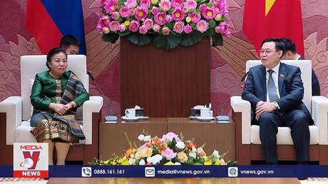 Chủ tịch Quốc hội tiếp Phó Chủ tịch Quốc hội Lào