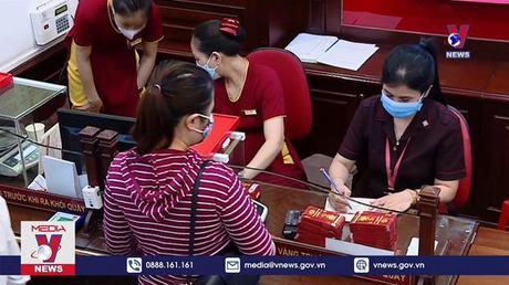 Giá vàng giảm, biên độ mua – bán nới rộng