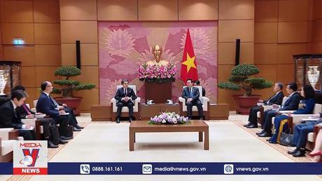 ﻿Chủ tịch Quốc hội tiếp Chủ tịch HĐQT Ngân hàng Hợp tác Quốc tế Nhật Bản