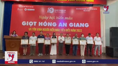 An Giang tôn vinh 249 tấm gương phong trào hiến máu tình nguyện