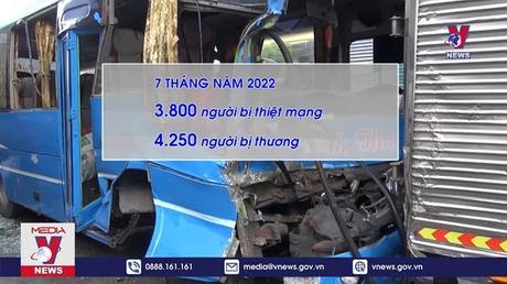 7 tháng, gần 3.800 người thiệt mạng vì TNGT