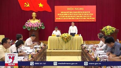 Triển khai Kế hoạch kiểm tra đối với Ban Thường vụ Tỉnh ủy Yên Bái