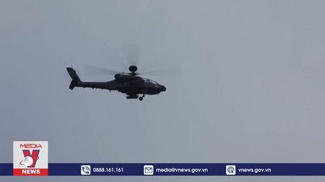 Trực thăng Mỹ diễn tập bắn đạn thật tại Hàn Quốc