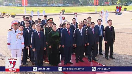 Lãnh đạo Đảng, Nhà nước dâng hương tưởng niệm các Anh hùng liệt sỹ