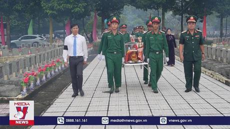 Tây Ninh truy điệu và an táng 255 hài cốt liệt sĩ
