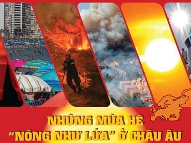 Những mùa Hè “nóng như lửa” ở châu Âu trong 2 thập kỷ qua
