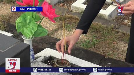 Bình Phước truy điệu và an táng 44 hài cốt liệt sĩ