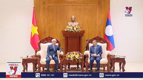 Lãnh đạo Lào tiếp đoàn Chủ tịch MTTQ Việt Nam