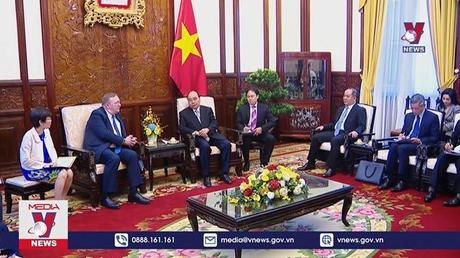 Chủ tịch nước Nguyễn Xuân Phúc tiếp Đại sứ Hungary chào từ biệt