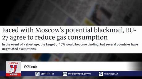 Điểm báo quốc tế cuối tuần ngày 30/7/2022