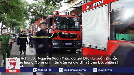 3 chiến sĩ cảnh sát hy sinh khi chữa cháy quán karaoke tại Hà Nội