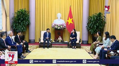 Phó Chủ tịch nước tiếp Chủ tịch kiêm Tổng Giám đốc điều hành Tập đoàn AIA 