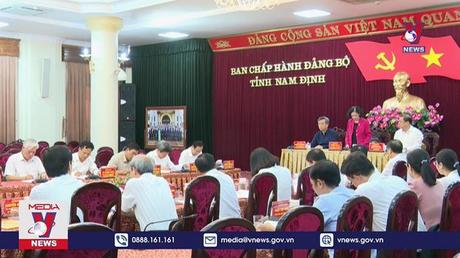 Kiểm tra việc thực hiện NQ Đại hội XIII của Đảng tại Nam Định 