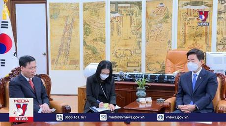 Thường trực Ban Bí thư Võ Văn Thưởng tiếp tục các hoạt động tại Hàn Quốc