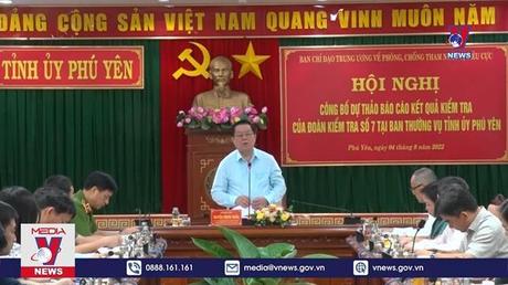 Dự thảo kết luận kiểm tra công tác PCTN tại Phú Yên