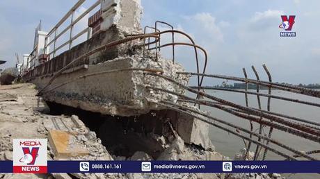 Bờ kè liên tục bị sạt lở ở Đồng Tháp 