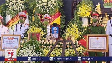 Nghẹn ngào tiễn biệt 3 liệt sỹ Cảnh sát PCCC hy sinh