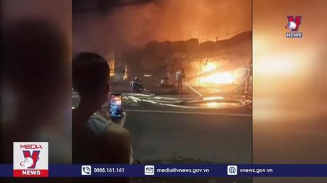 Bình Dương dập tắt hỏa hoạn trong đêm  