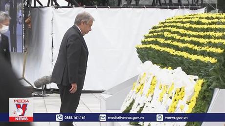 Nhật Bản tưởng niệm 77 năm ngày Mỹ ném bom nguyên tử xuống Hiroshima