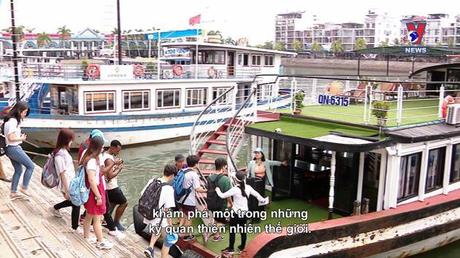 Không gian Pháp ngữ ngày 07/8/2022: Sinh viên Pháp ngữ khám phá vịnh Hạ Long