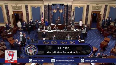 Thượng viện Mỹ thông qua dự luật khí hậu và y tế