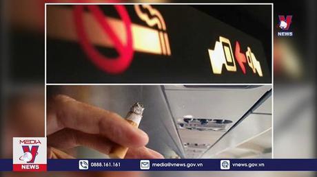 Cấm bay 9 tháng với hành khách hút thuốc nhưng không nộp phạt