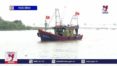 Thái Bình nghiêm cấm tàu, thuyền ra khơi từ 15 giờ ngày 10/8