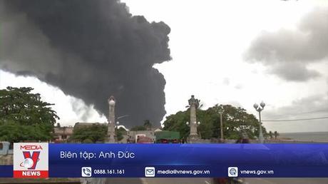 Cuba cảnh báo tác động của vụ cháy kho chứa dầu