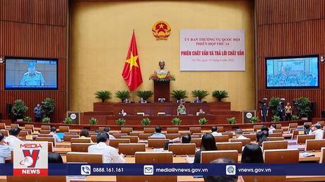 Ủy ban Thường vụ Quốc hội chất vấn Bộ trưởng Công an