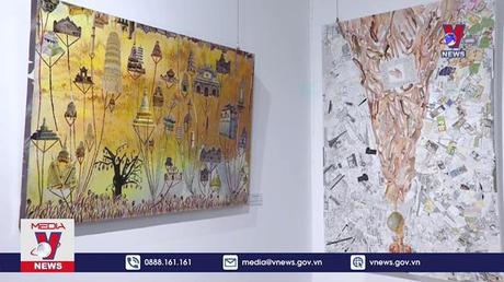 Độc đáo những tác phẩm nghệ thuật được làm từ báo cũ 