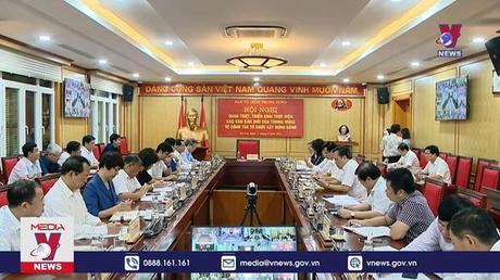 Hội nghị quán triệt công tác tổ chức xây dựng Đảng 