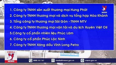 7 doanh nghiệp đầu mối xăng dầu bị tước giấy phép hoạt động