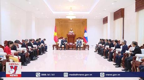 Lãnh đạo Lào tiếp Chánh án Tòa án NDTC Nguyễn Hòa Bình