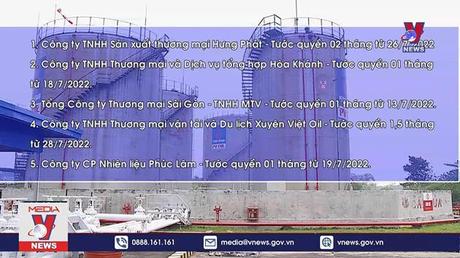 Tước quyền kinh doanh 18 doanh nghiệp xăng dầu