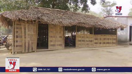 Nhiều điểm trường biên giới xuống cấp trước năm học mới