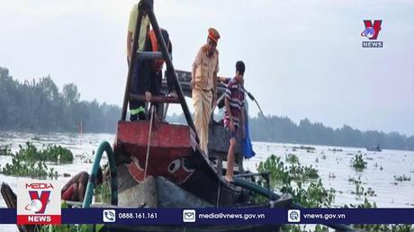 Xử lý phương tiện khai thác cát trái phép trên tuyến sông Đồng Nai