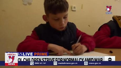 Trẻ em Ukraine chuẩn bị trở lại trường học vượt qua khó khăn 