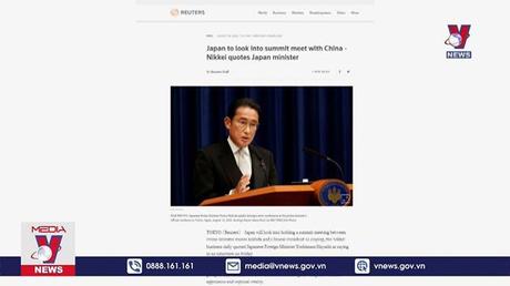 Nhật Bản để ngỏ khả năng họp thượng đỉnh với Trung Quốc