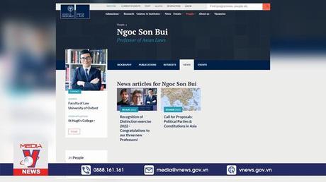 Đại học Oxford bổ nhiệm Giáo sư Luật người Việt Nam