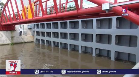 Trà Vinh đưa vào sử dụng công trình cung cấp nước ngọt thích ứng biến đổi khí hậu