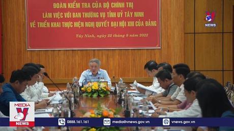 Kiểm tra việc triển khai thực hiện NQ Đại hội XIII của Đảng tại Tây Ninh