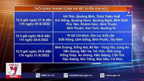 Bộ GD&ĐT lại đổi lịch thanh toán phí xét tuyển đại học
